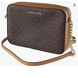 Michael Kors Jet Set Item Large East West Cross-body (Brown 2019)